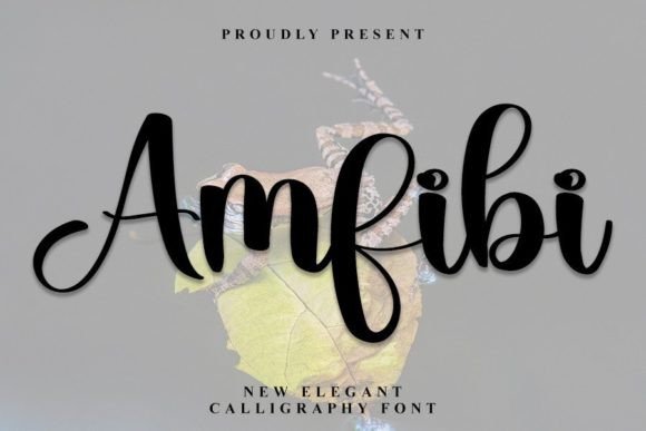Amfibi: A Handwritten Font for Creative Product Makers