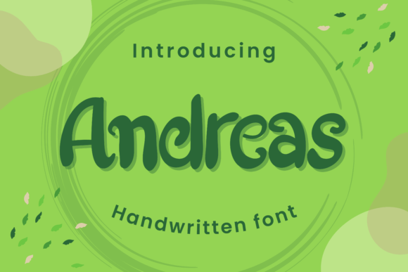 Andreas: A Handwritten Font for Editorial Mood and Identity