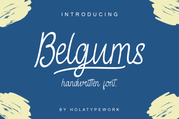 Belgums: A Modern Handwriting Font for Editorial Mood