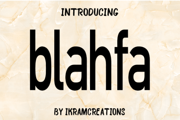Blahfa: A Natural Handwritten Typeface for Digital Design