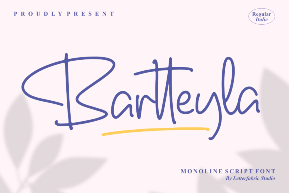 Discover Bartteyla: A Versatile Script Font for Editorial Design