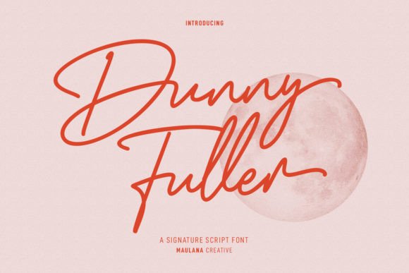 Discover Dunny Fuller: A Luxurious Handwritten Font
