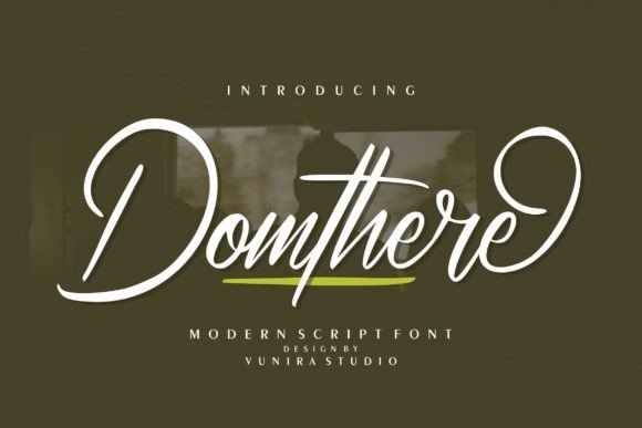 Domthere: The Crafty Campaign Font Marketers Love