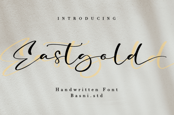 Eastgold: A Handwritten Font with Digital Charm