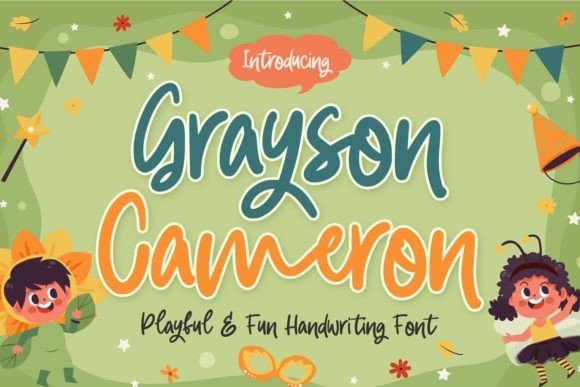 Grayson Cameron: A Charming Handwritten Font for Editorial Design