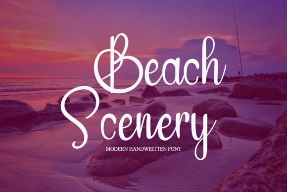 How Beach Scenery Font Adds Spark to Your Campaign Visuals