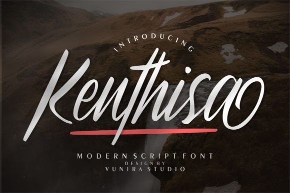 Kenthisa: An Elegant Handwritten Font for Your Digital Voice