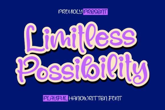 Limitless Possibility: A Handwritten Font for Editorial Charm