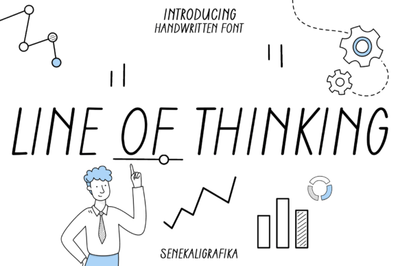 Line of Thinking: A Font for Editorial Atmosphere