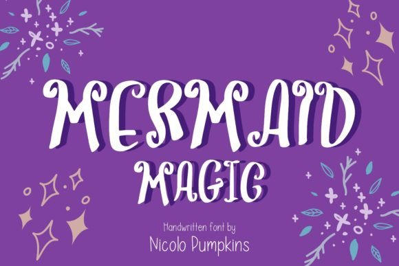 Mermaid Magic: A Charming Handwritten Font for Editorial Design