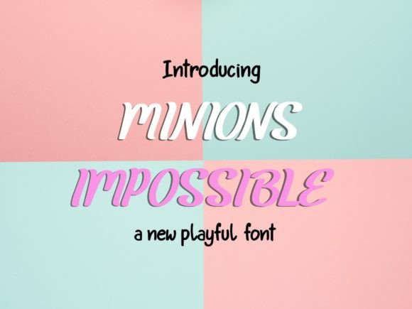 Minions Impossible Font: A Playful Professional for Branding