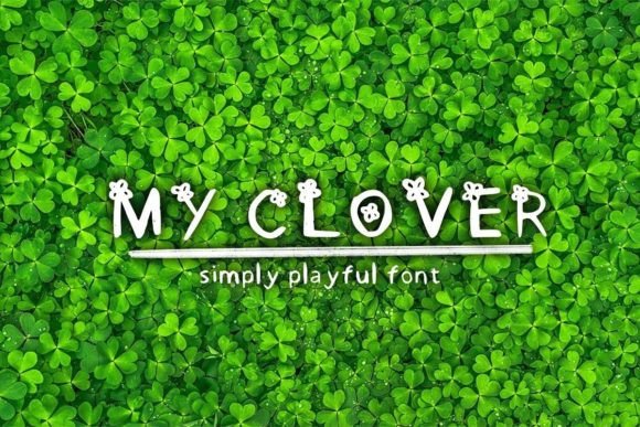 My Clover: A Whimsical Font for Makers and Product Creators