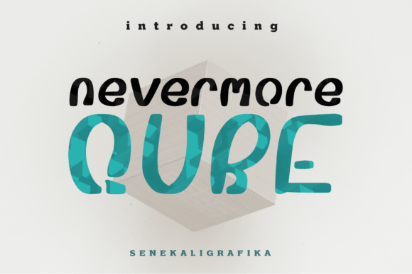 Nevermore Qube: A Display Font for Digital Brand Impact