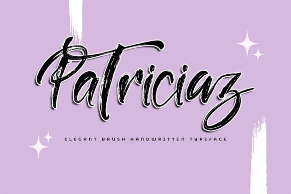 Patriciaz: An Authentic Calligraphy Brush Font for Digital Branding