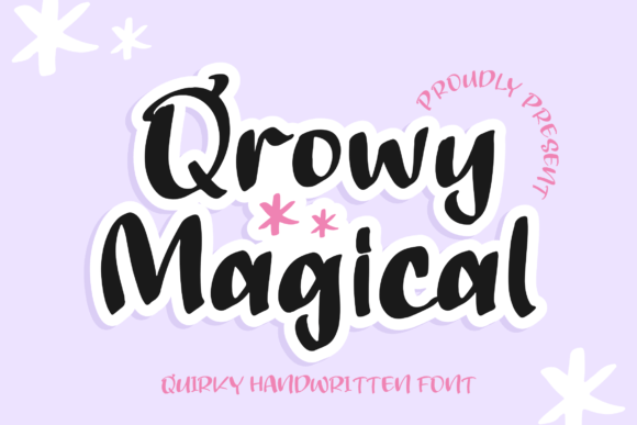 Qrowy Magical: A Handwritten Font for Editorial Personality