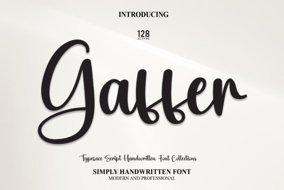 Reviewing Gaffer: A Gentle Handwritten Font for Modern Branding
