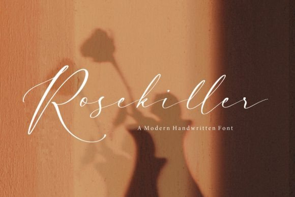 Rosekiller: A Distinctive Script Font for Editorial Elegance