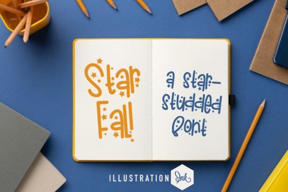 Star Fall: A Font with Cosmic, Curious Charm