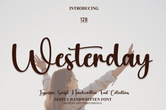 Westerday: A Handwritten Font for Modern Branding